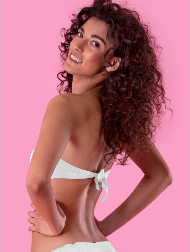 FASCIA SBAMBOLATA COSTUME DONNA BIANCO