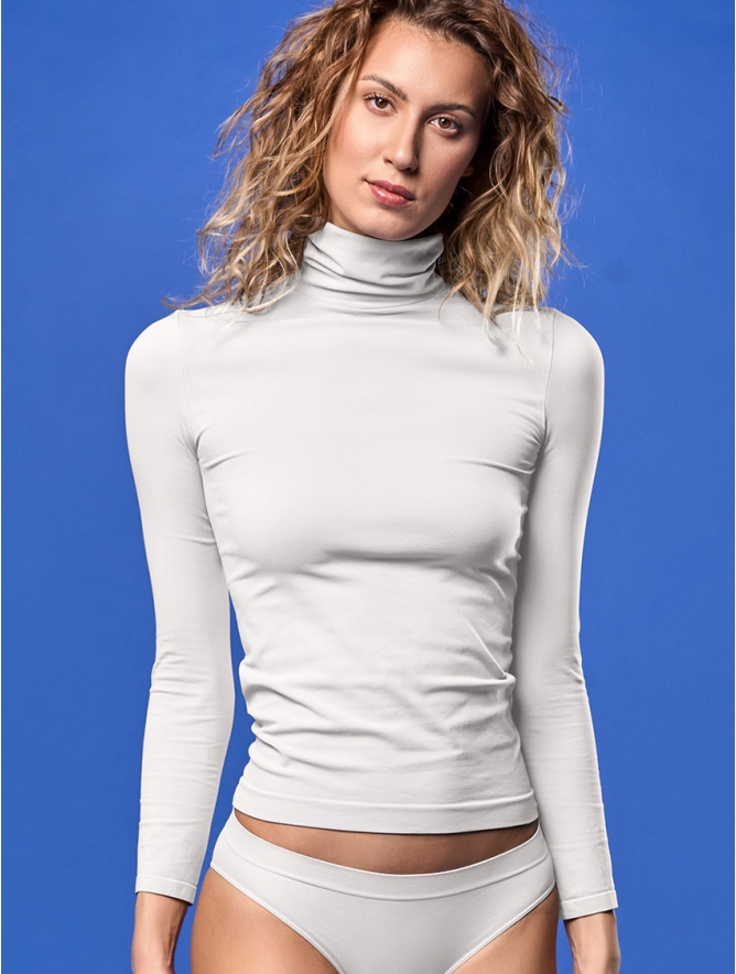 DOLCEVITA DONNA MANICA LUNGA - BIANCO