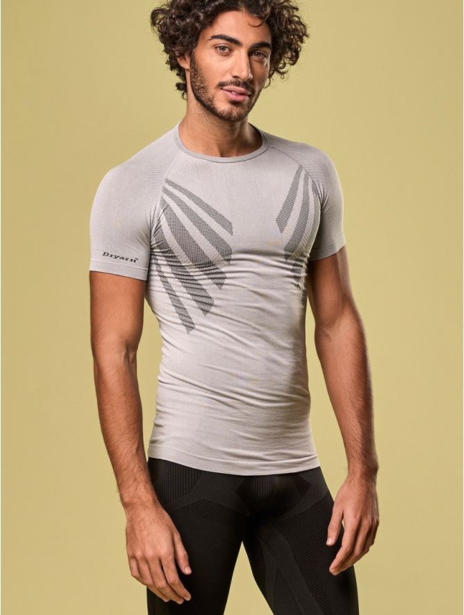 MAGLIA UOMO M/M DRYARN SILVER