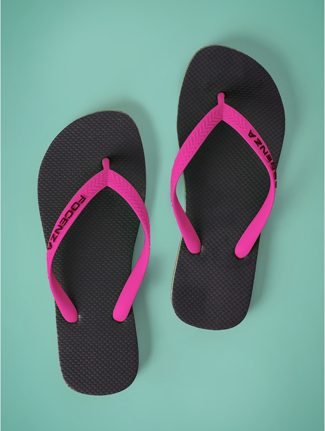 INFRADITO FLUO FLIP NERO/FUXIA