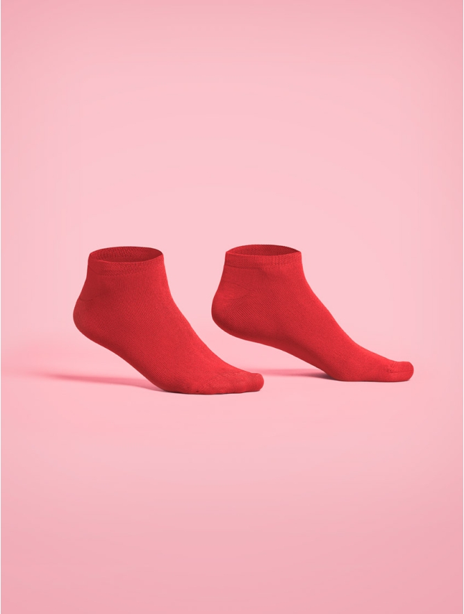 CALZINO FANTASMINO ROSSO