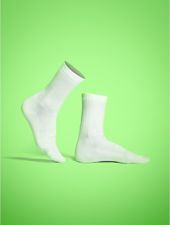 CALZINO TENNIS BIANCO