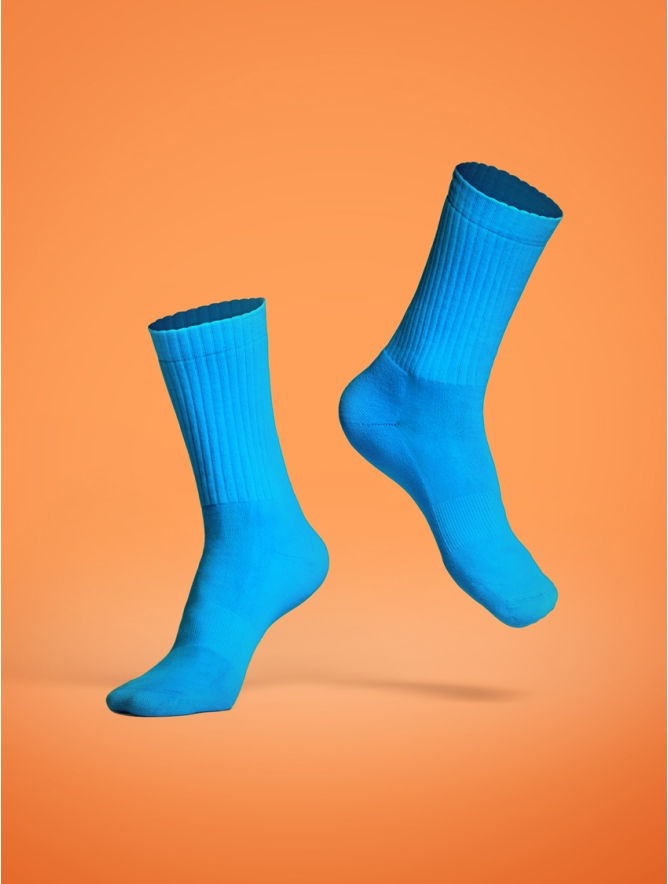 CALZINO TENNIS TURCHESE