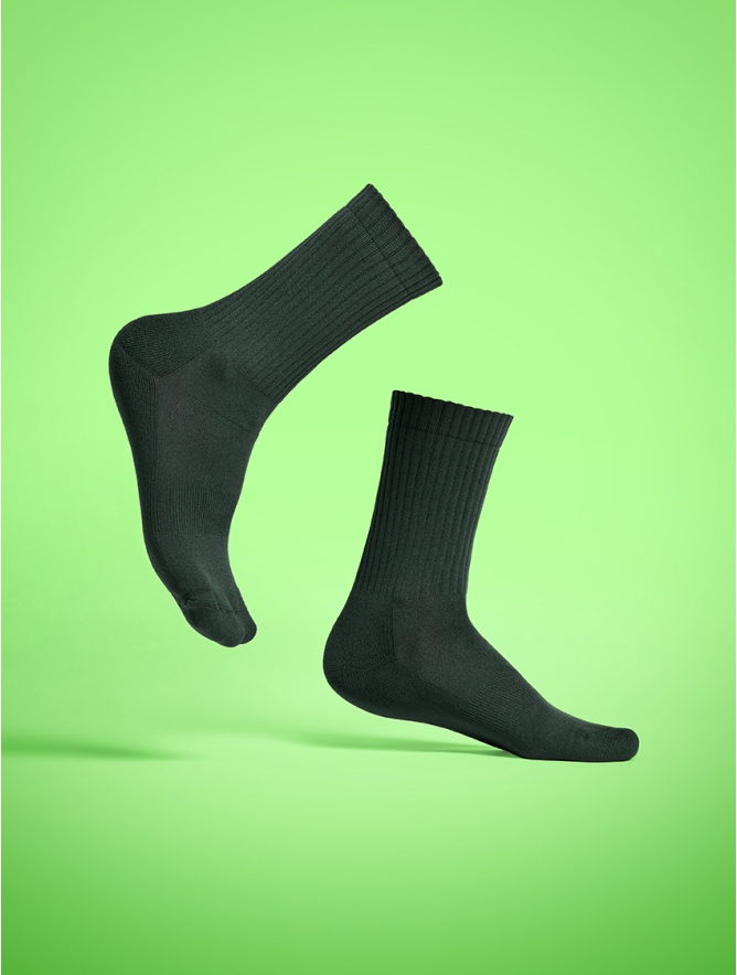 CALZINO TENNIS NERO