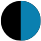 NEGRO/TURQUESA